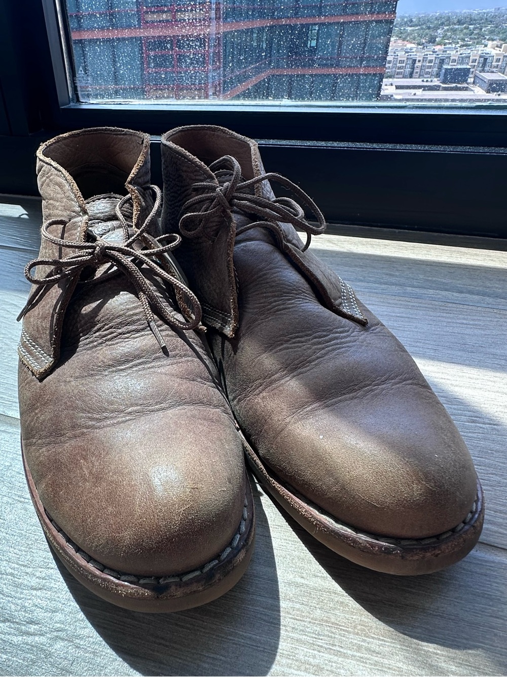 Roots Brown Leather Chukka Boots